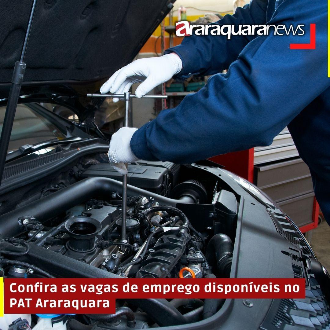 Confira as vagas de emprego disponíveis no PAT Araraquara
