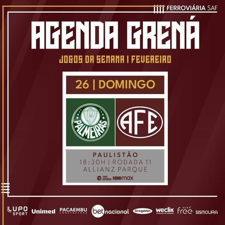 Confira os próximos compromissos da Ferroviária!