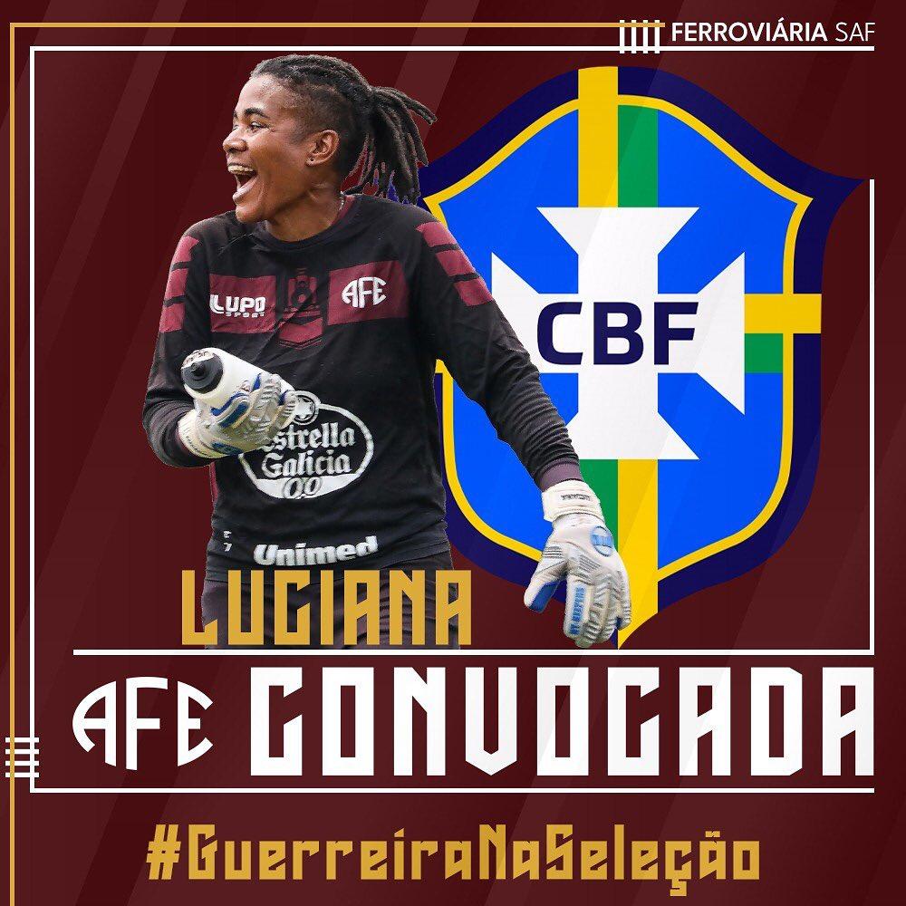 Luciana é seleção!