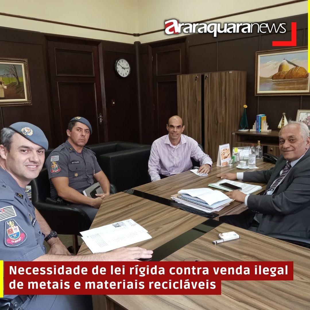 Necessidade de lei rígida contra venda ilegal de metais e materiais recicláveis