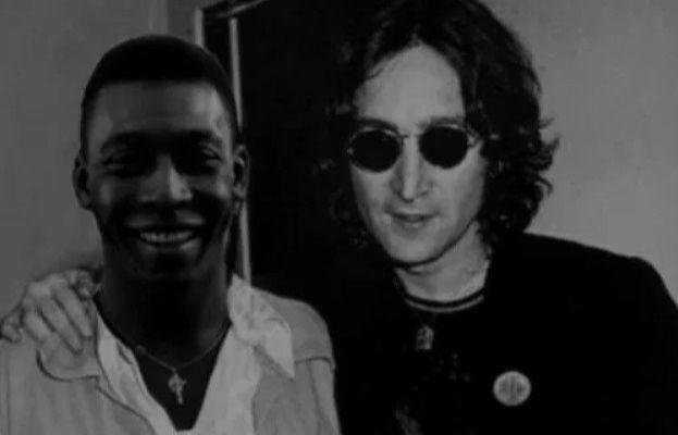 Primeiro livro sobre Pelé após sua morte detalha encontro com John Lennon!