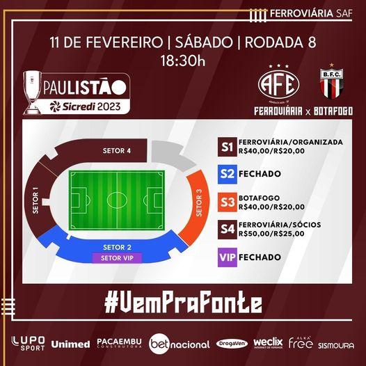 Sábado 11/02 é clássico “Bota-Ferro” em Araraquara!