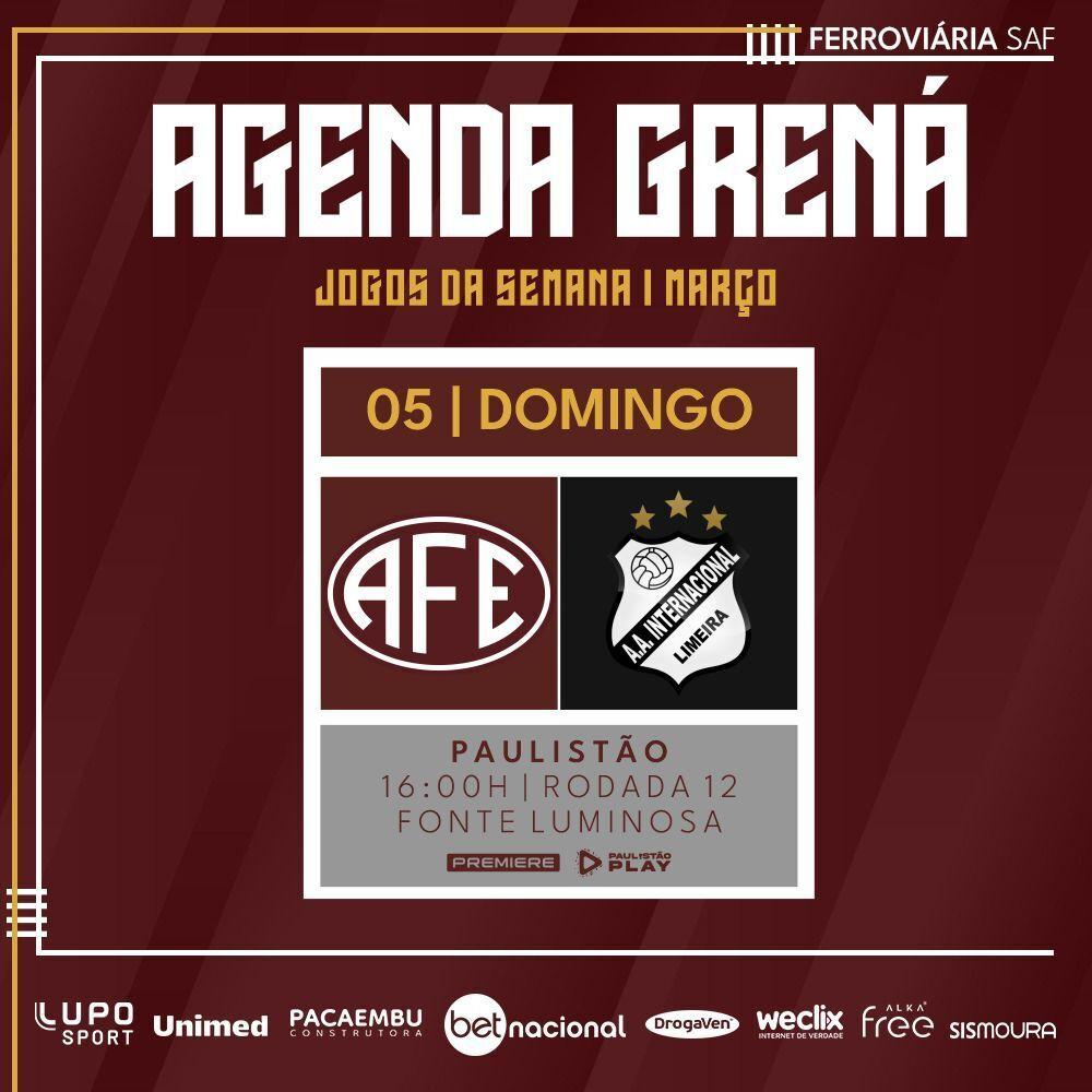 Confira os próximos compromissos da Ferroviária