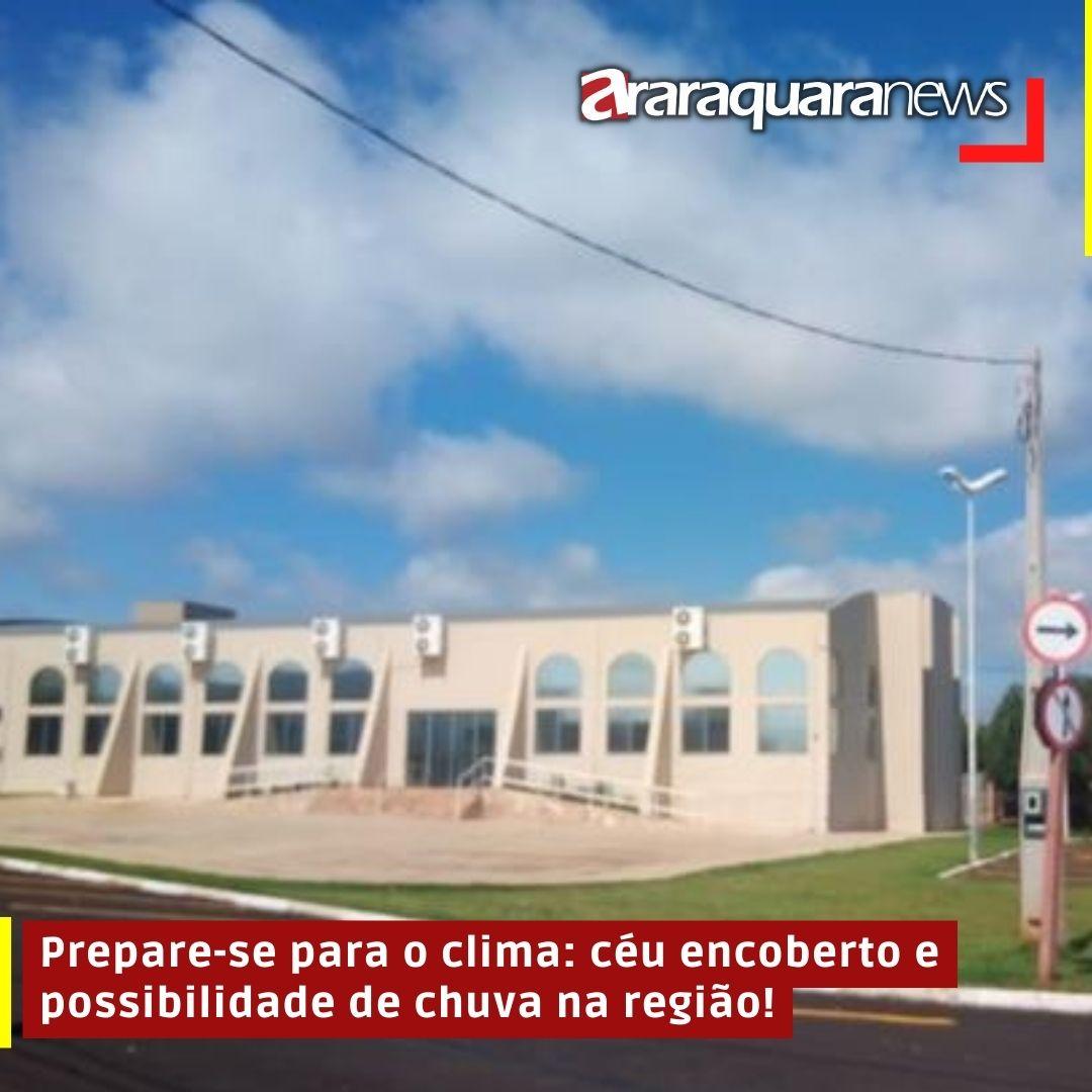 Prepare-se para o clima: céu encoberto e possibilidade de chuva na região!