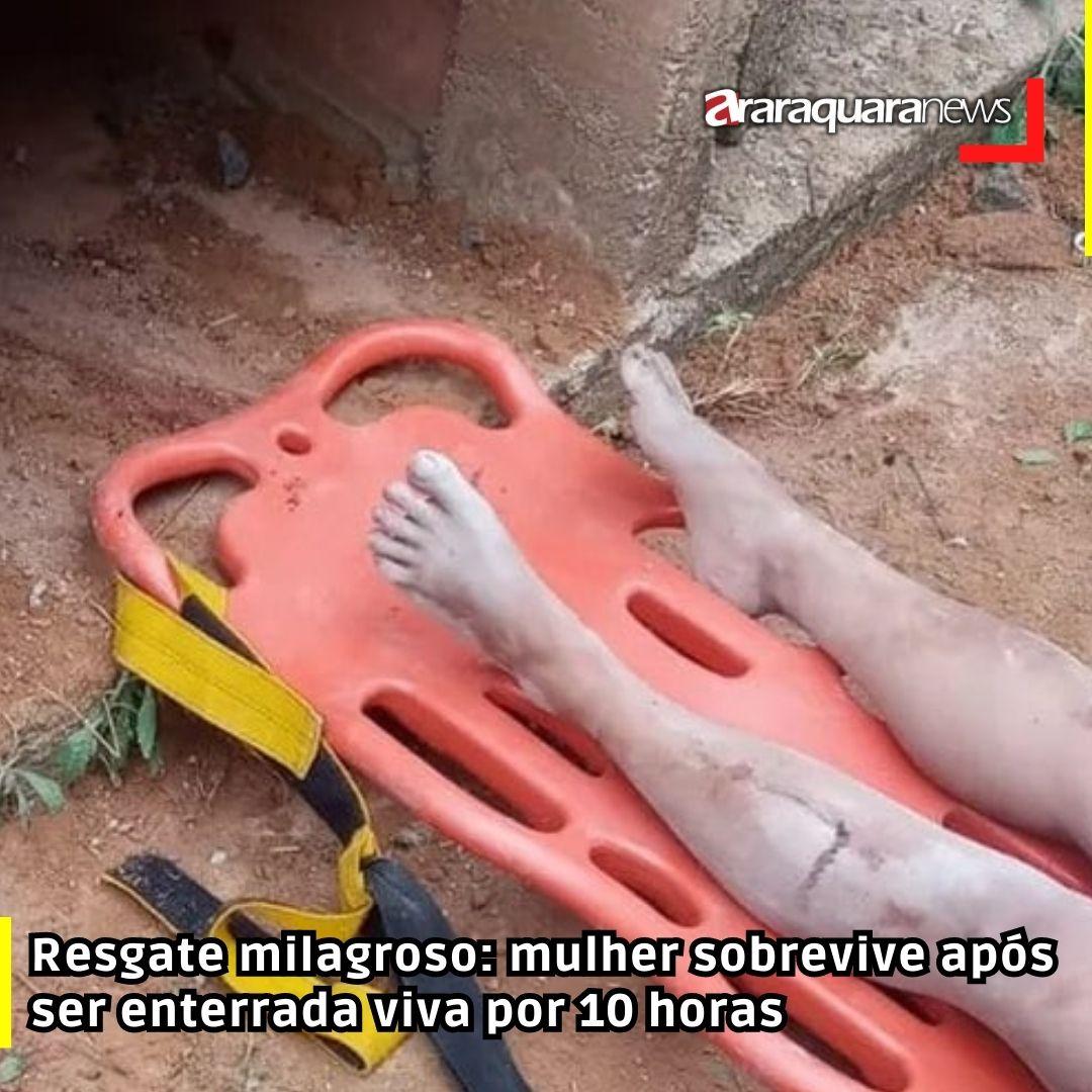Resgate milagroso: mulher sobrevive após ser enterrada viva por 10 horas