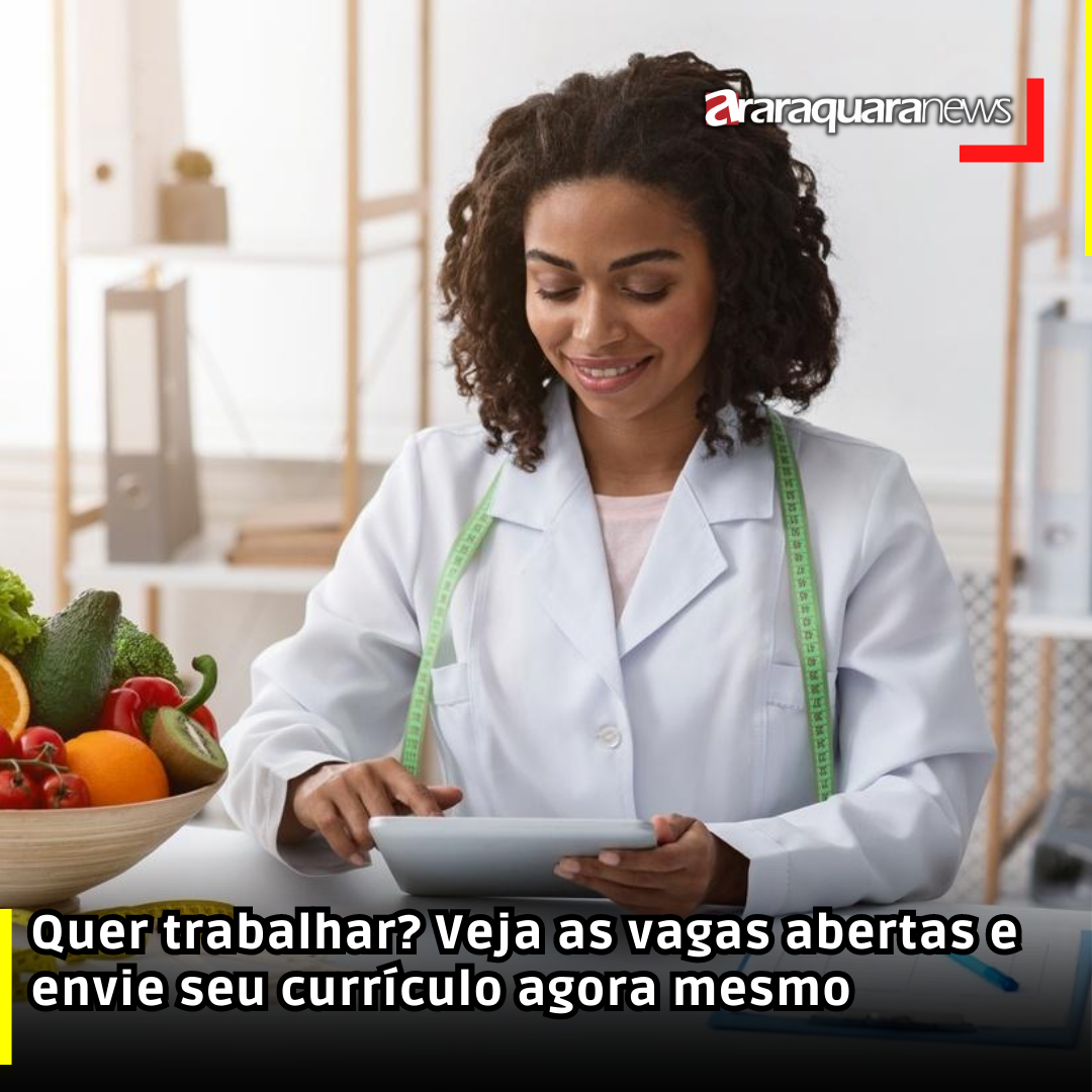 Quer trabalhar? Veja as vagas abertas e envie seu currículo agora mesmo