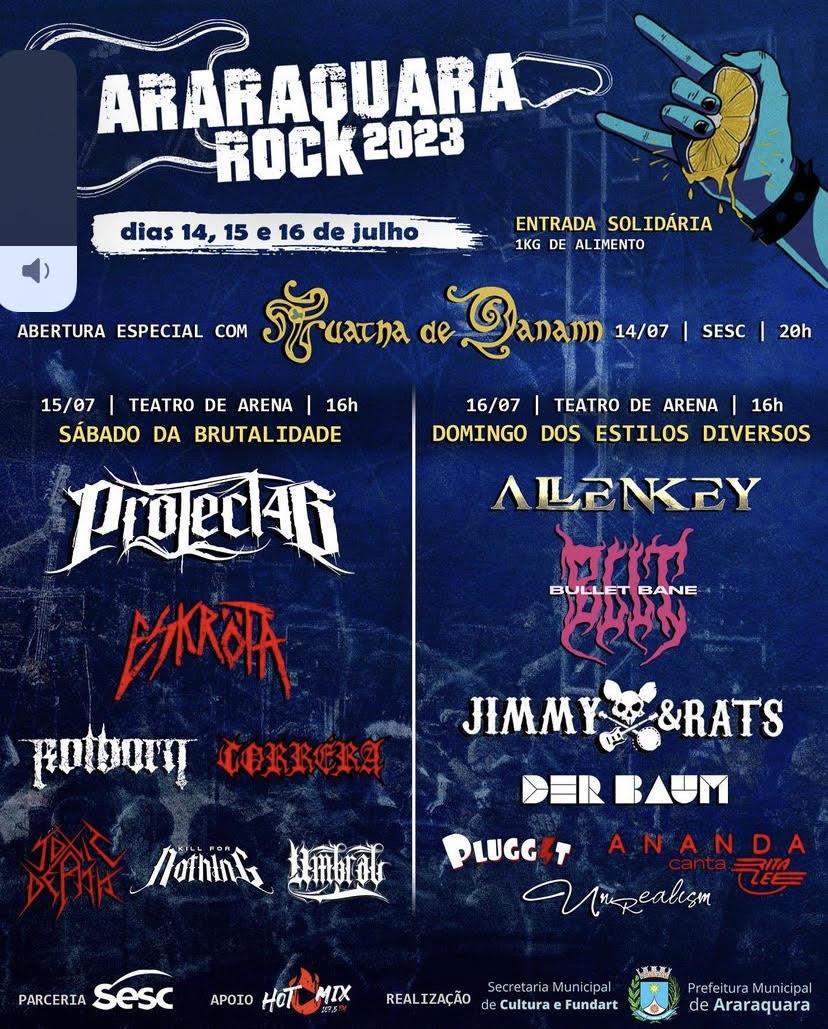 Araraquara Rock 2023: Festival imperdível com Shows Gratuitos de Tirar o Fôlego!