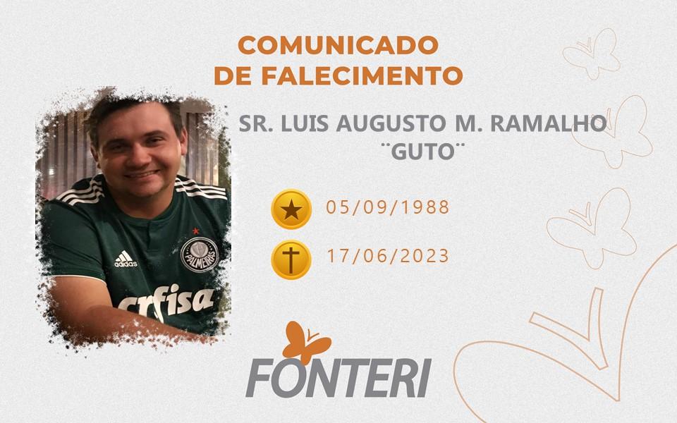 Comunicamos o falecimento do Sr. Luiz Carlos Manzolli Ramalho
