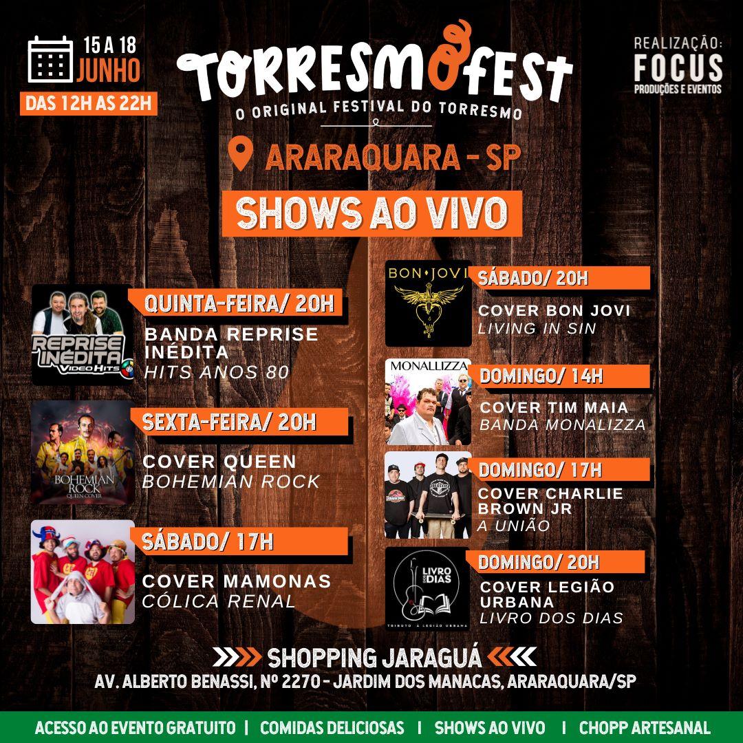 Festival de Torresmo começa nesta quinta-feira, no Shopping Jaraguá