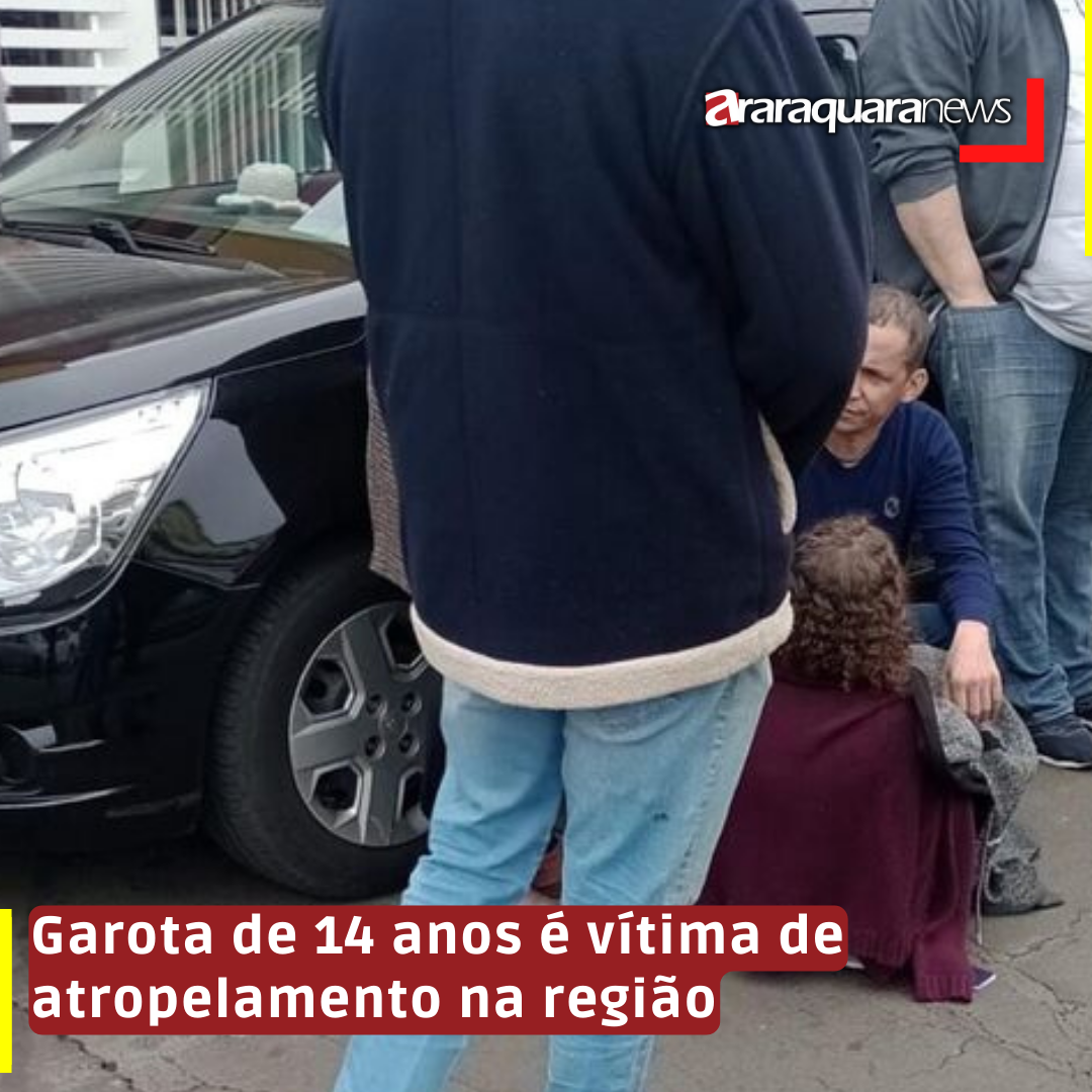 Garota de 14 anos é vítima de atropelamento na região