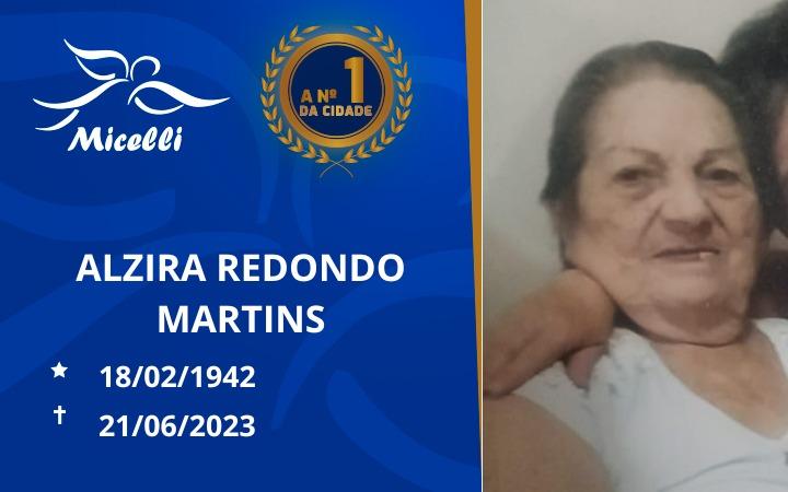 O GRUPO MICELLI COMUNICA O FALECIMENTO DA SRª ALZIRA REDONDO MARTINS