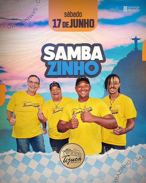 SAMBAZINHO: O sábado será contagiado por ritmo e alegria