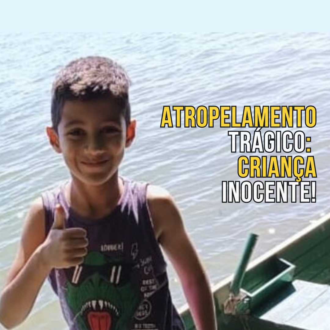 Terrível Tragédia: Menino de 9 anos é atropelado e perde a vida