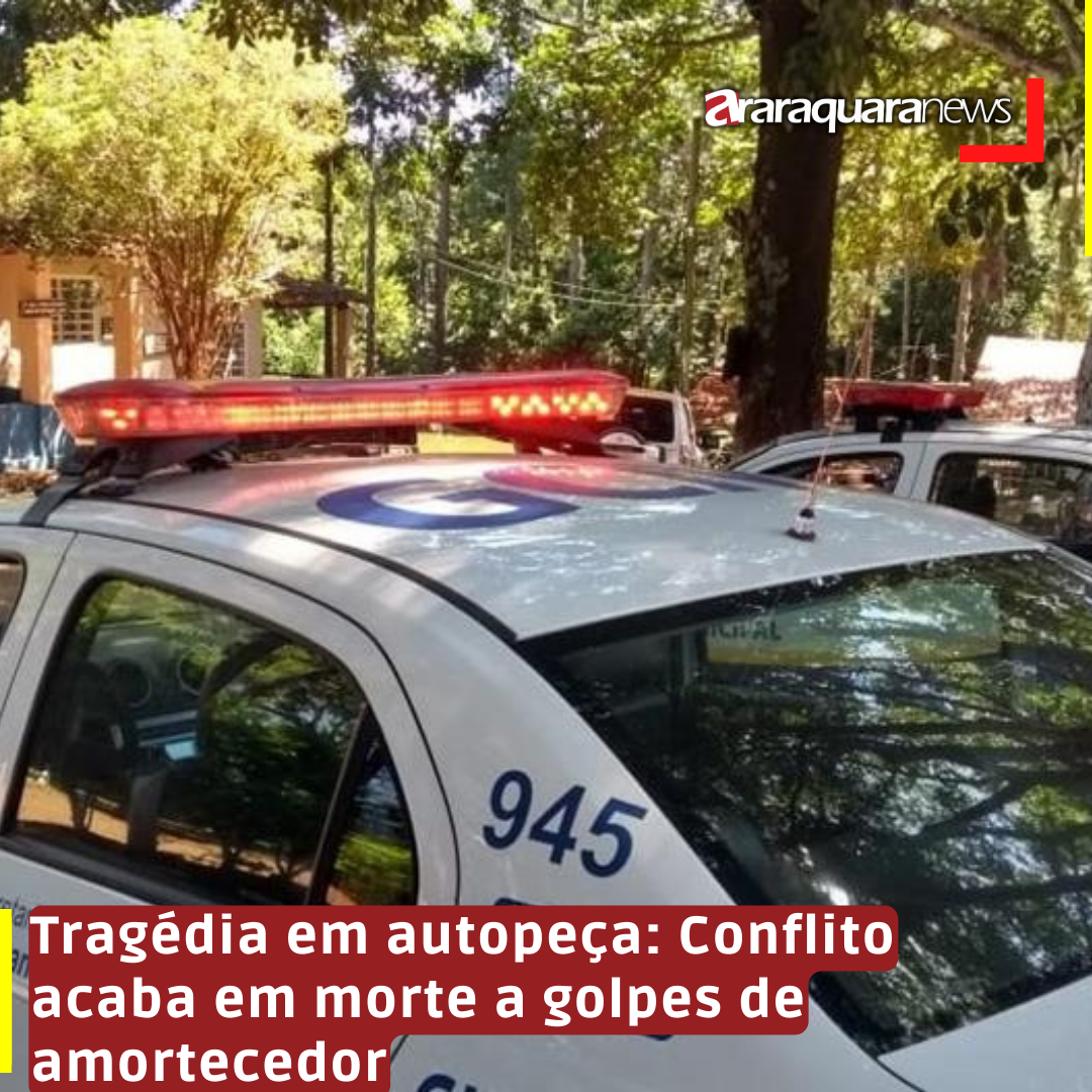 Tragédia em autopeça: Conflito acaba em morte a golpes de amortecedor