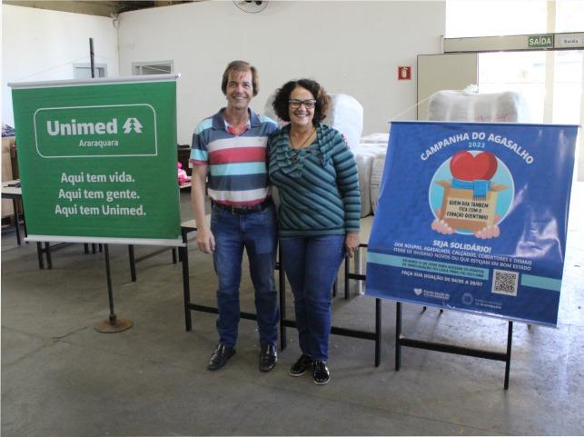 Unimed Araraquara doa cobertores para Fundos Sociais de Araraquara e Região