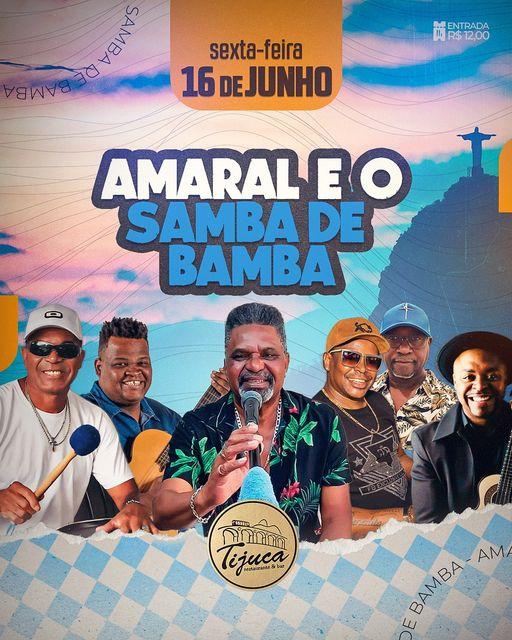 Vem pro Sambance na Sexta com Amaral e o Samba de Bamba