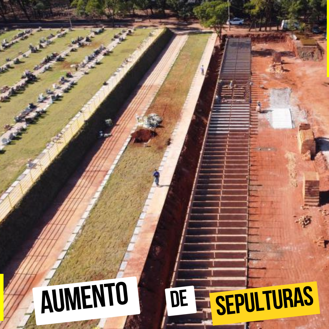 Araraquara expande capacidade do cemitério com construção de mais de 180 sepulturas