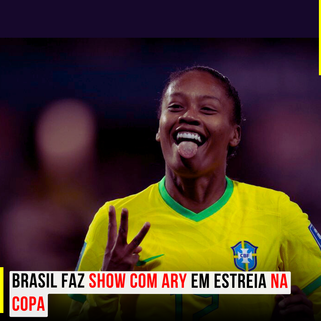 Brasil faz show com Ary em estreia na Copa