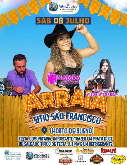 Sábado (08) tem Arraial comunitário no Assentamento Horto Bueno de Andrada