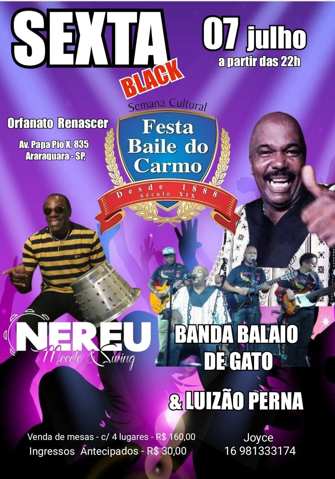 Sexta Black: Baile do Carmo promete agitar a noite com muito Swing e Diversão!