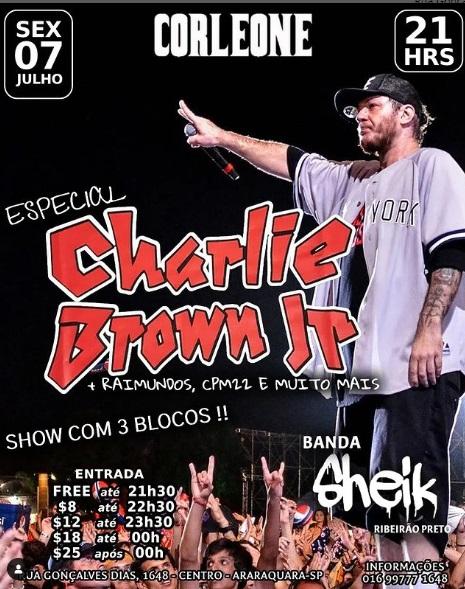 Sexta-feira de pura energia com o melhor do Charlie Brown Jr na Casa Cheia
