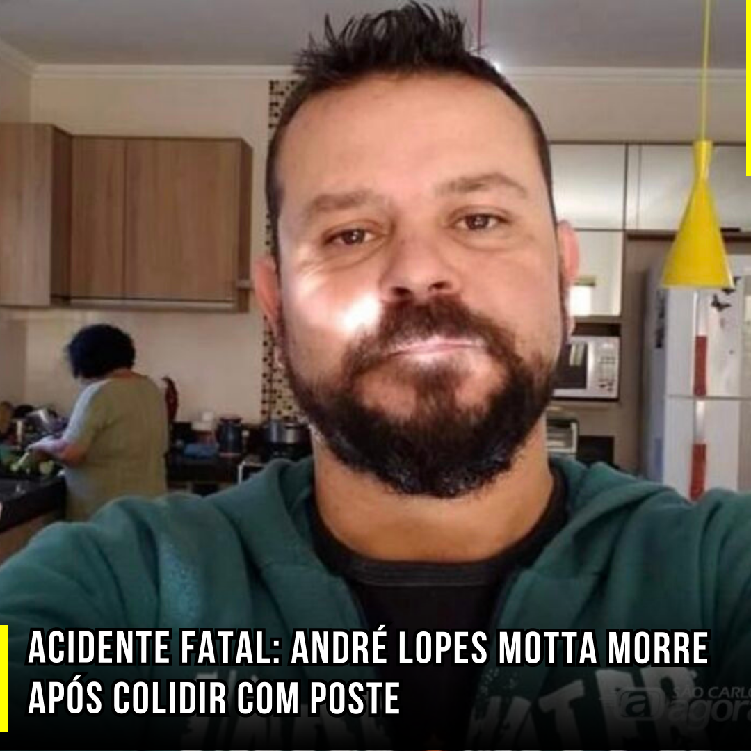 Acidente Fatal: André Lopes Motta morre após colidir com poste
