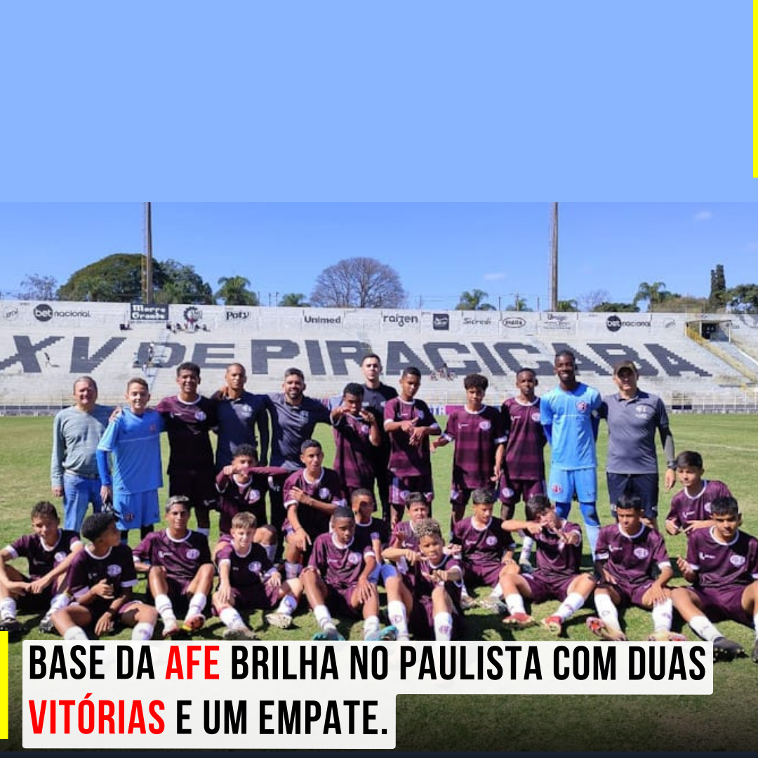 Base da AFE brilha no Paulista com duas vitórias e um empate.