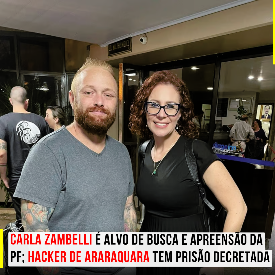 Carla Zambelli é alvo de busca e apreensão da PF; Hacker de Araraquara tem prisão decretada