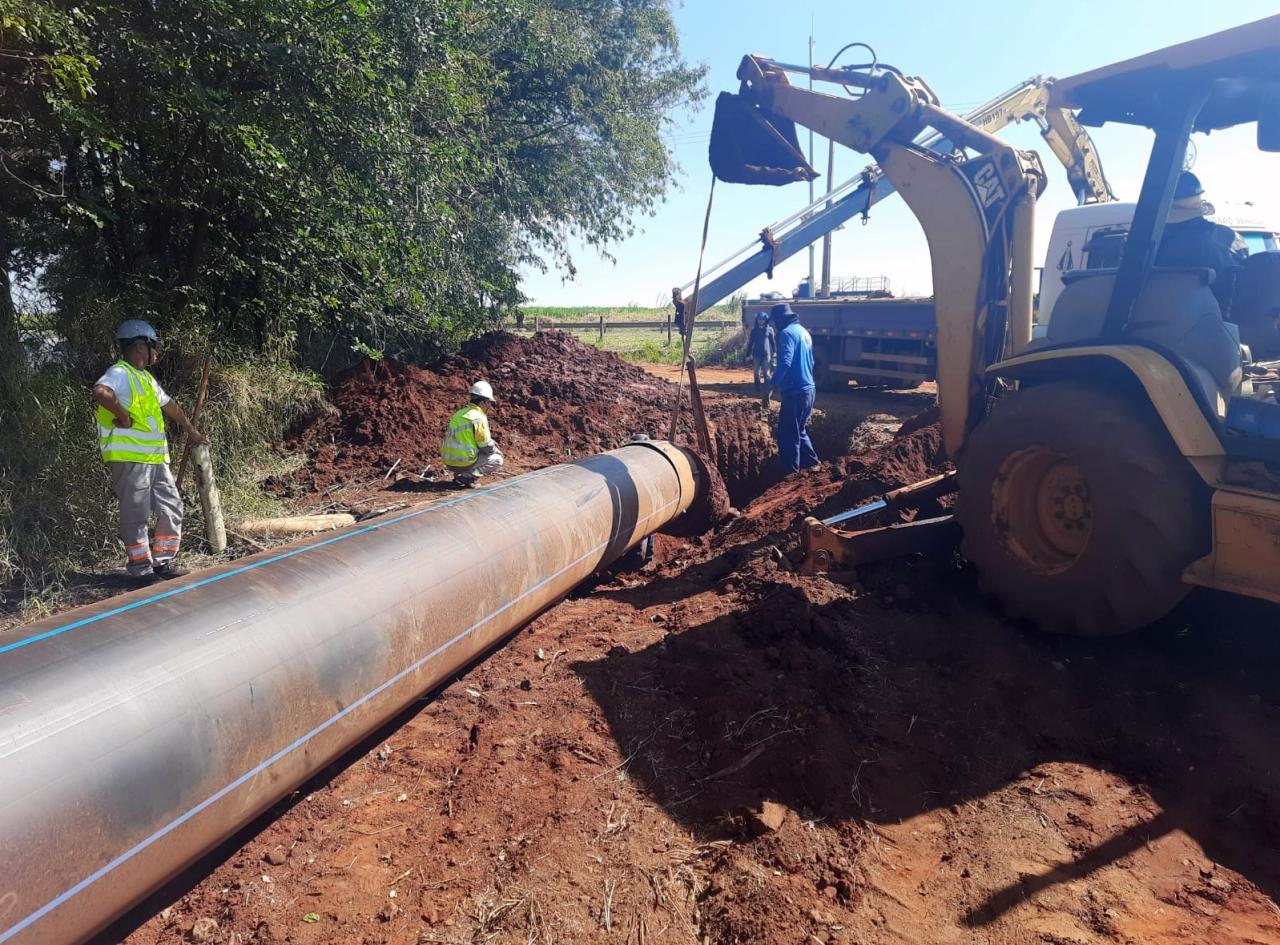 DAAE: INTERLIGAÇÃO NA ADUTORA DAS ANHUMAS