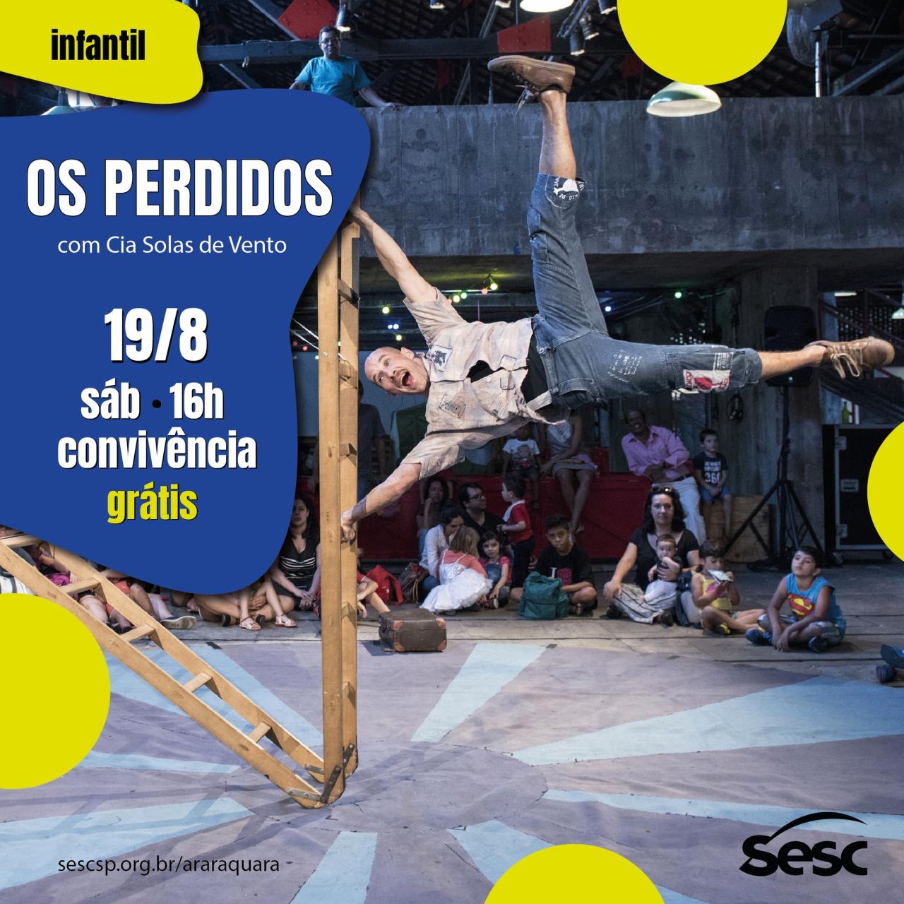 Os perdidos: Uma jornada imaginativa com escada, mala e mapas