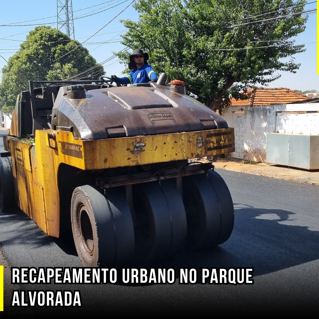 Recapeamento Urbano no Parque Alvorada