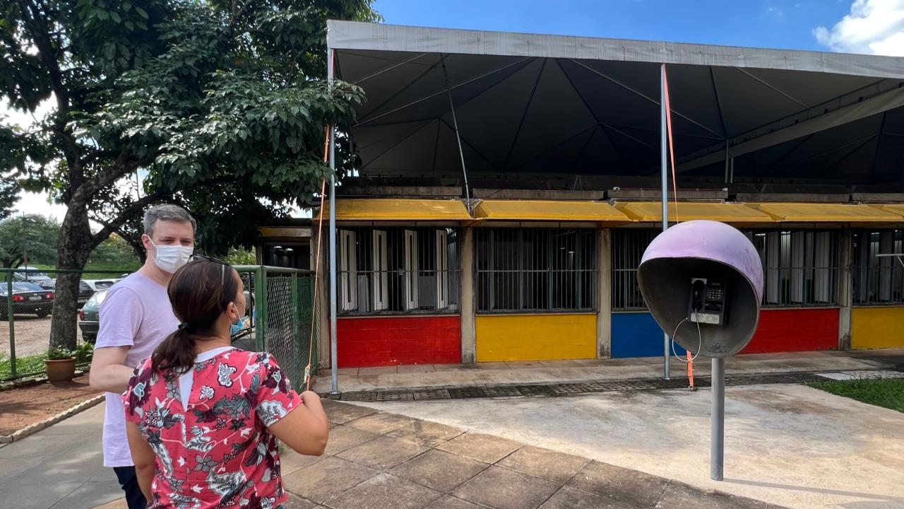 Tenda sobre o telhado do CER II do Caic Selmi Dei custou mais de R$ 87 mil aos cofres públicos