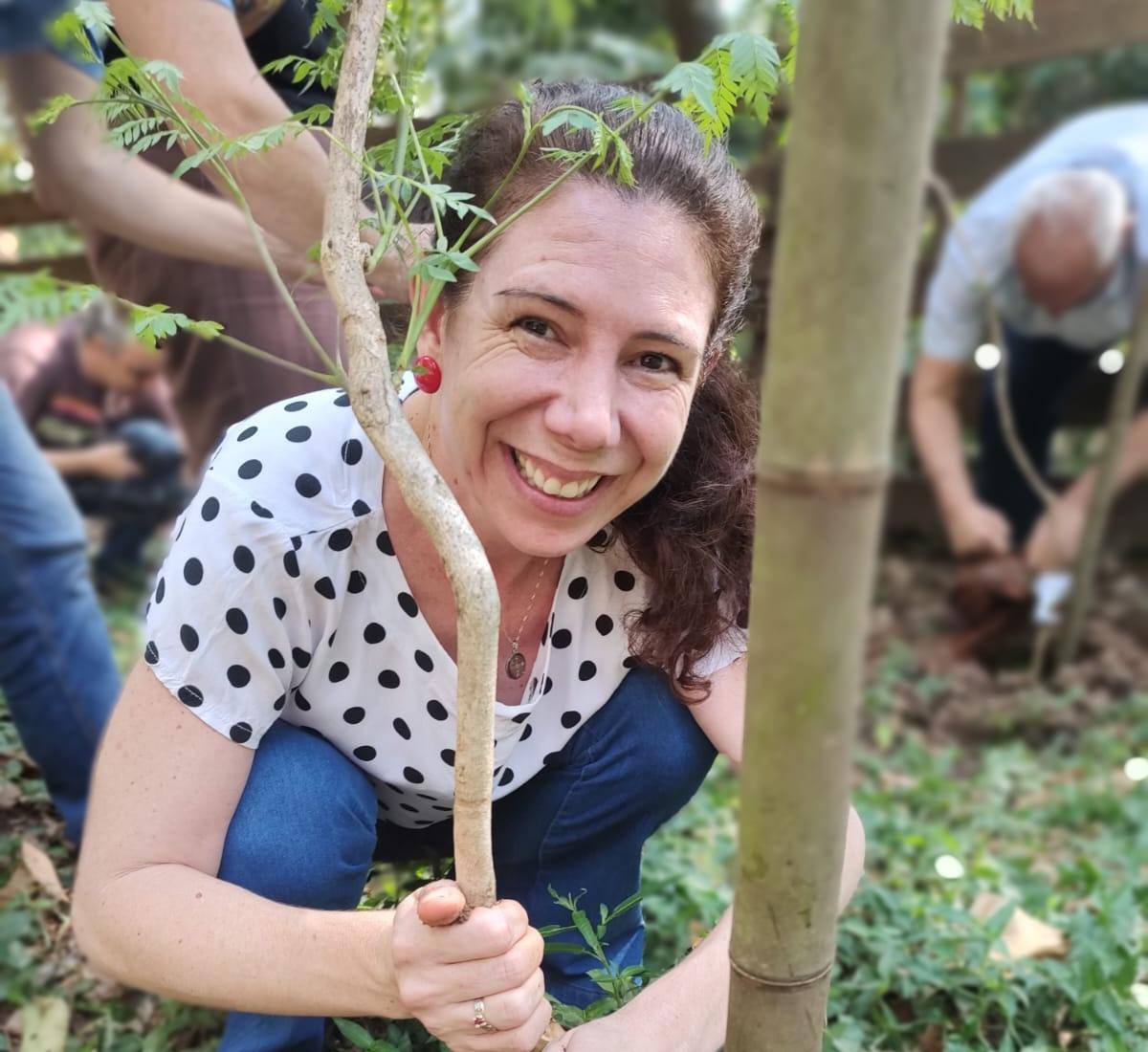 Ação no Parque do Basalto destaca importância das árvores para o meio ambiente