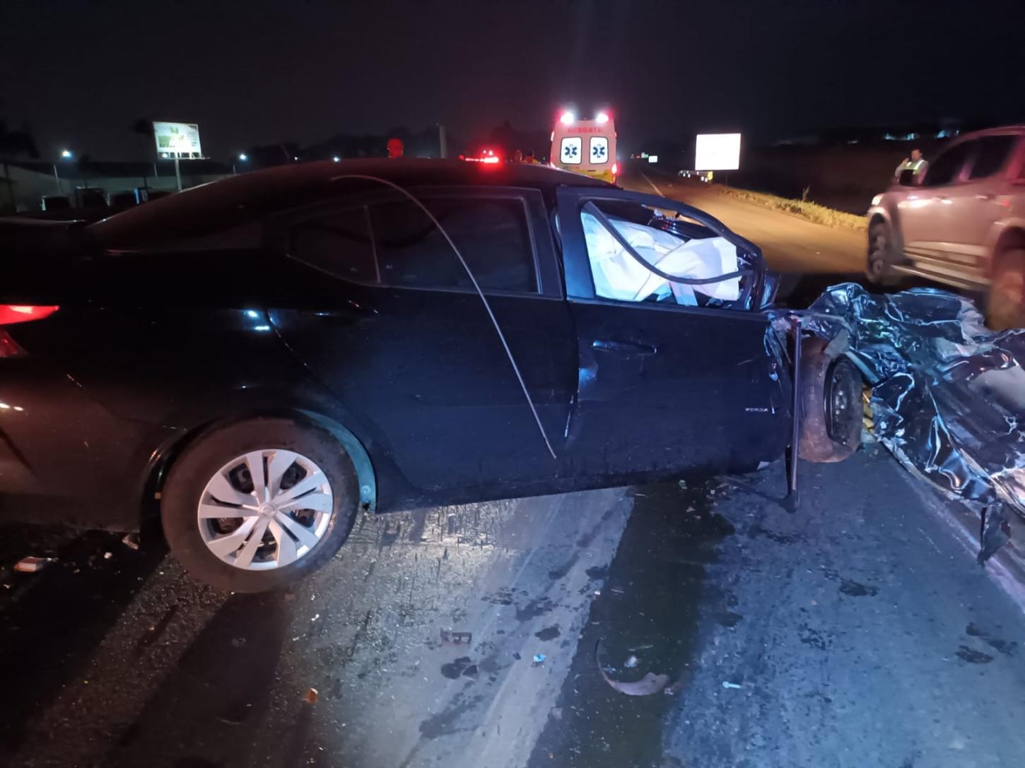  Colis&atilde;o na Rodovia Carlos Tonanni deixa V&iacute;tima Fatal"