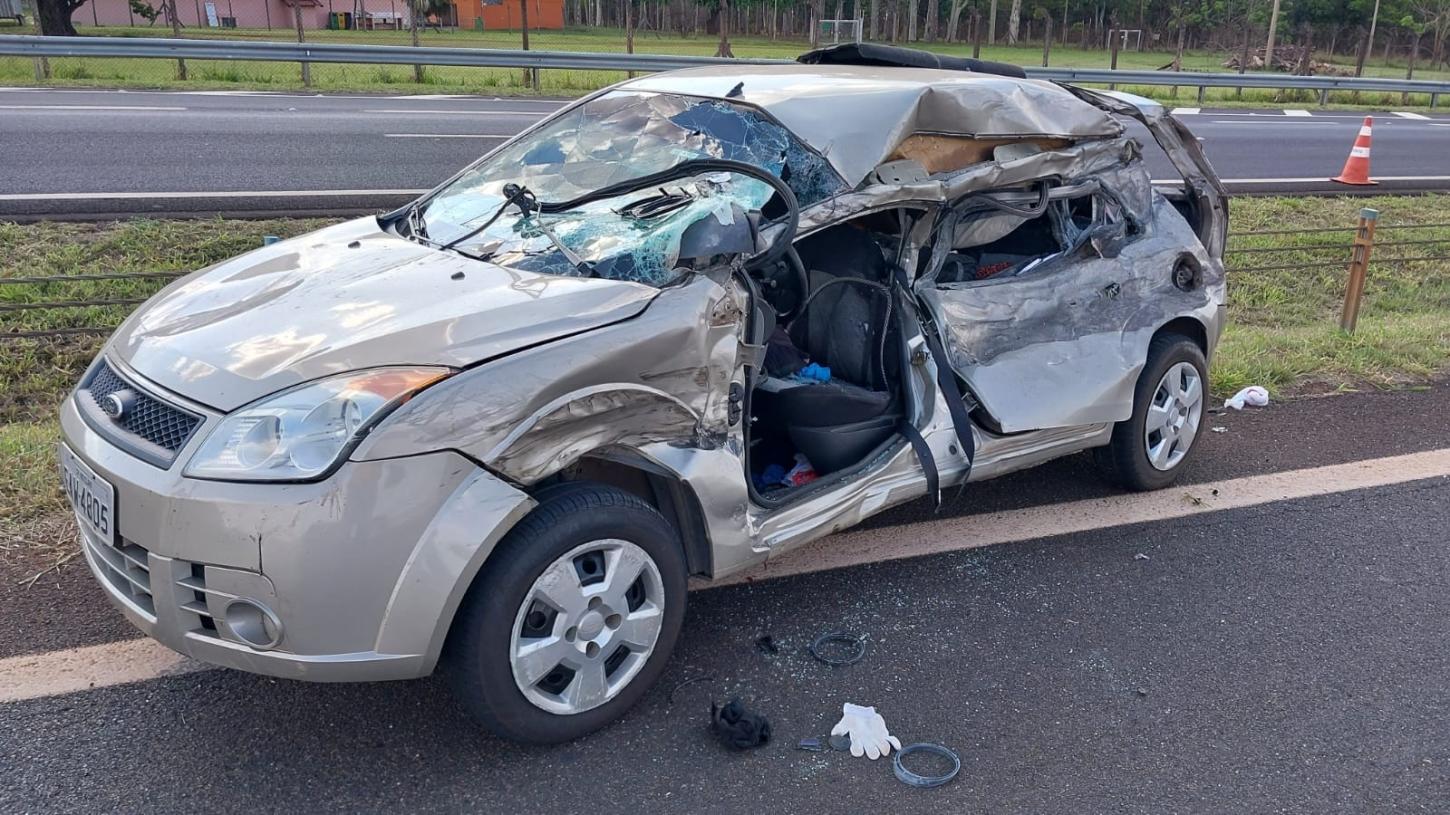 HB 20 Perde Controle e Causa Colis&atilde;o Fatal com Fiesta na Rodovia