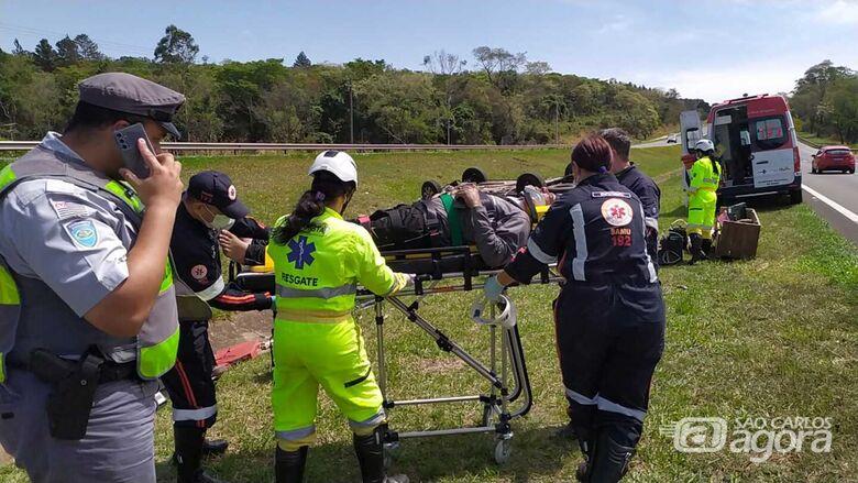 "Acidente na Washington Lu&iacute;s: V&iacute;tima Resgatada"