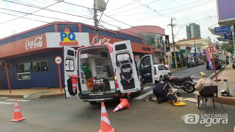 Colis&atilde;o no Centro de S&atilde;o Carlos Deixa M&atilde;e e Filha Feridas