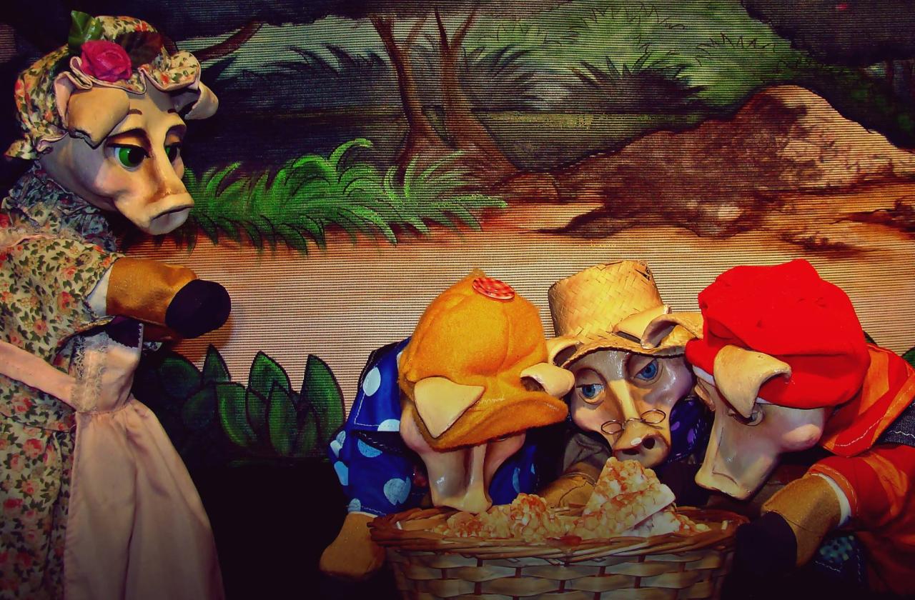 Museu do Boneco promove o 'Mês do Conto de Fadas'; 'Os Três Porquinhos abre a programação