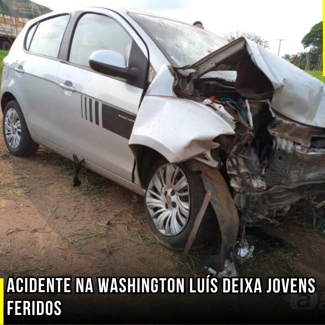Acidente na Washington Luís Deixa Jovens Feridos