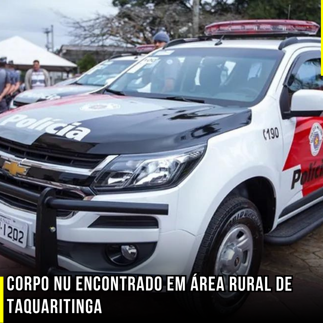 Corpo nu encontrado em área rural de Taquaritinga