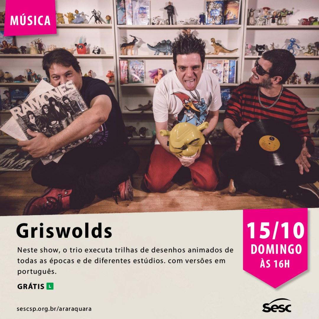 Griswolds - Punkidz: Animações e Música ao Vivo para Toda a Família