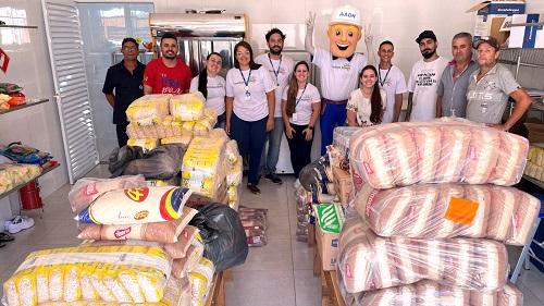 Entrega do Parque dos Jequitib&aacute;s recebeu mais de 1 tonelada de alimentos que foi repassada ao Lar Juvenil Araraquarense S&atilde;o Domingos S&aacute;vio.&nbsp;