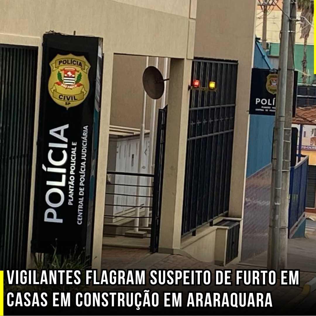 Vigilantes Flagram Suspeito de Furto em Casas em Construção em Araraquara