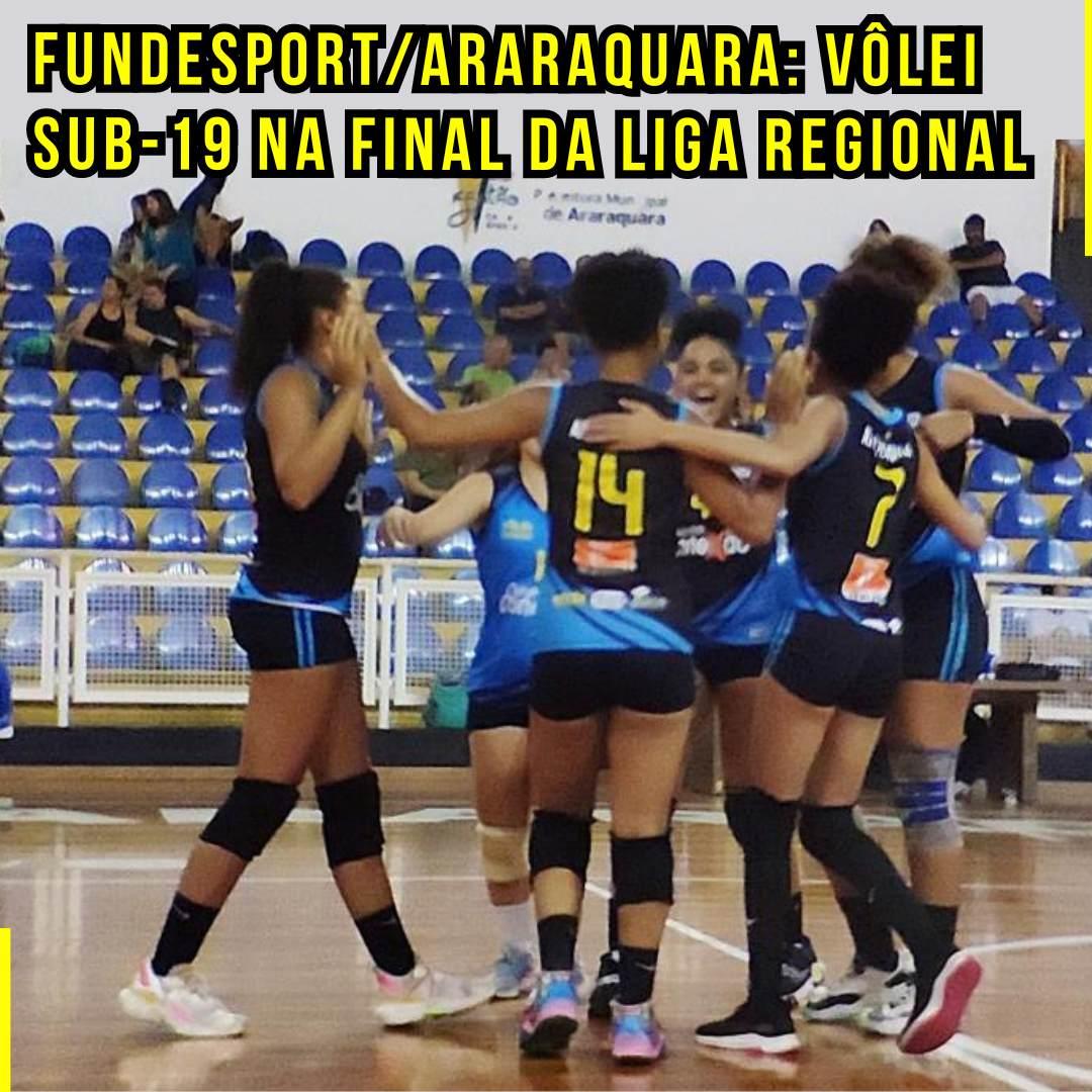 Fundesport/Araraquara: Vôlei Sub-19 na Final da Liga Regional