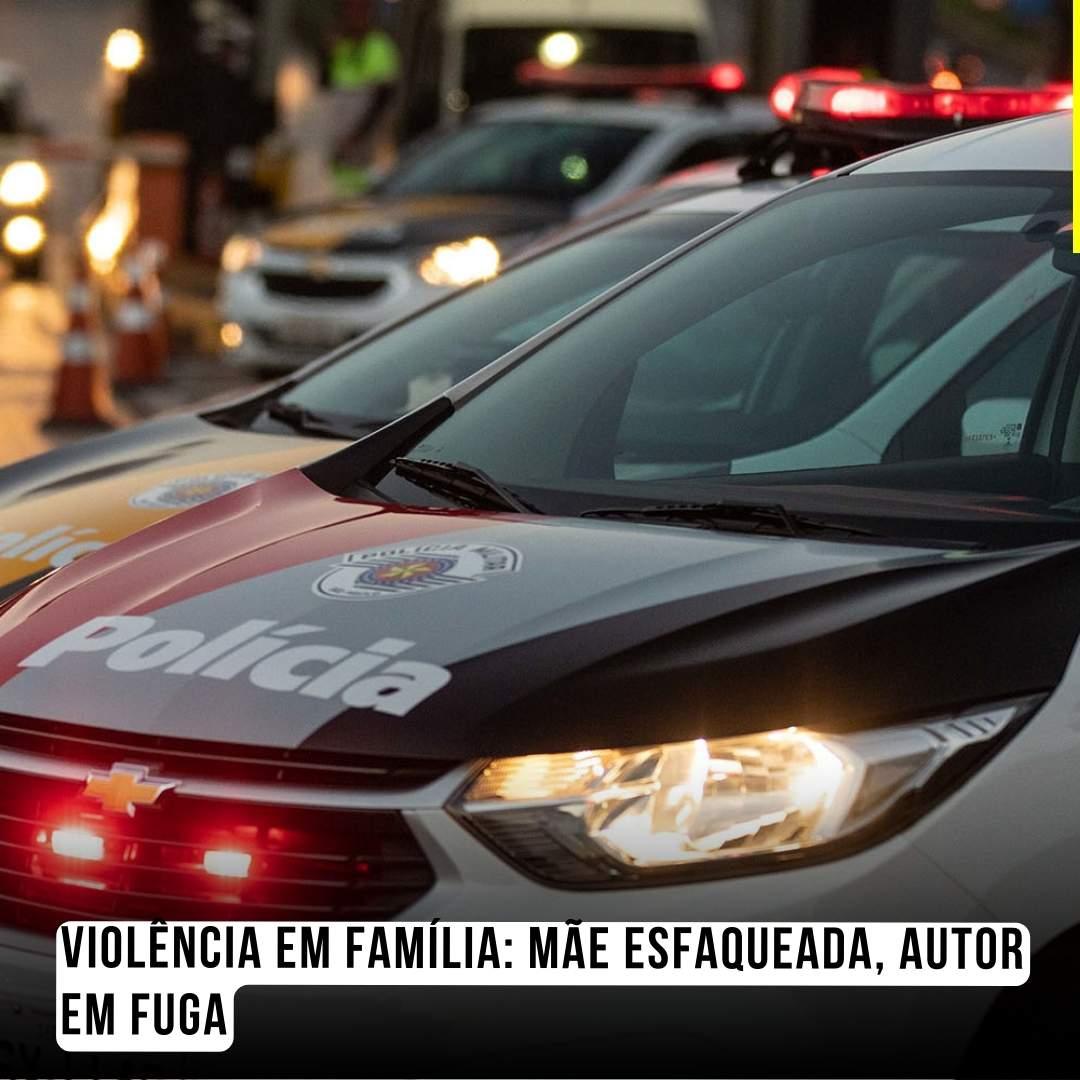 Violência em família: Mãe esfaqueada, autor em fuga