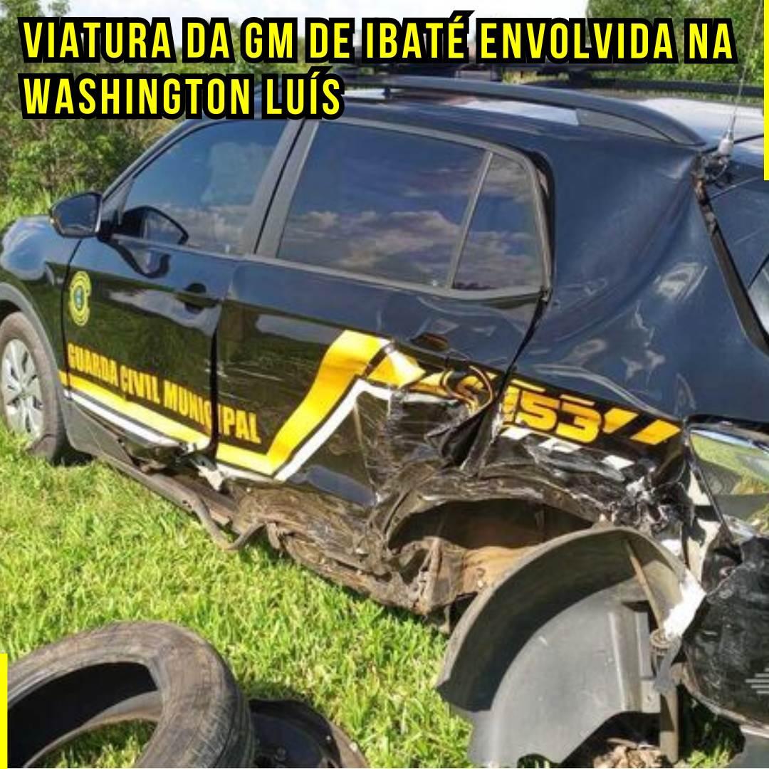 Grave Acidente: Viatura da GM de Ibaté Envolvida na Washington Luís