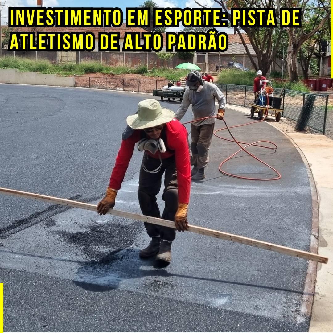 Investimento em Esporte: Pista de Atletismo de Alto Padrão