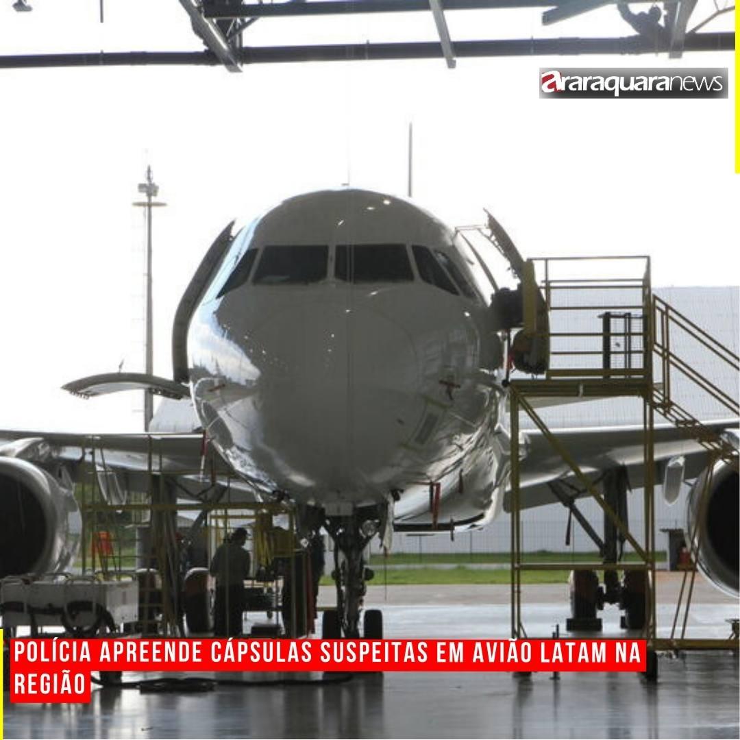 Polícia Apreende Cápsulas Suspeitas em Avião Latam na Região