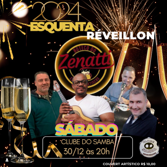 Sábado é o esquenta do Réveillon no Zenatti!