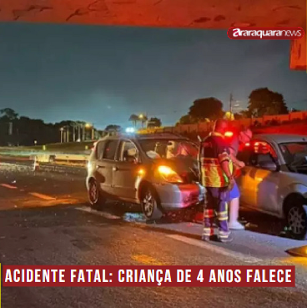 Acidente fatal: Criança de 4 anos falece